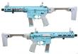 G&G Macaron Blue FAR9 Rapid Folding PCC AEG Rifle by G&G